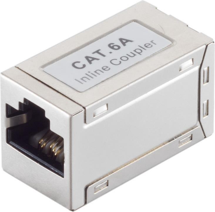 shiverpeaks ®-BASIC-S--Adapter Modular Patch Verbinder-cat. 6A Kabelverbinder Doppelbuchse RJ45 STP, kleine Bauform (BS08-01045)