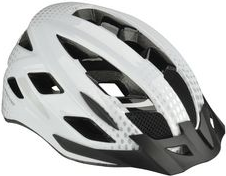 FISCHER Fahrrad-Helm "Urban Lano", Größe: L/XL Innenschale aus hochfestem EPS, verstellbares, beleuchtetes - 1 Stück (86721)