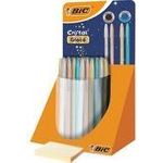 BIC Kugelschreiber Cristal Glacé, 40er Display Strichstärke: 0,32 mm, Strichfarben: blau und schwarz, - 1 Stück (303176)