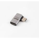 MicroConnect Premium USB4 USB-C angeled adapter 40Gbps 240W - Adapter (USB4-CCFA-240W)