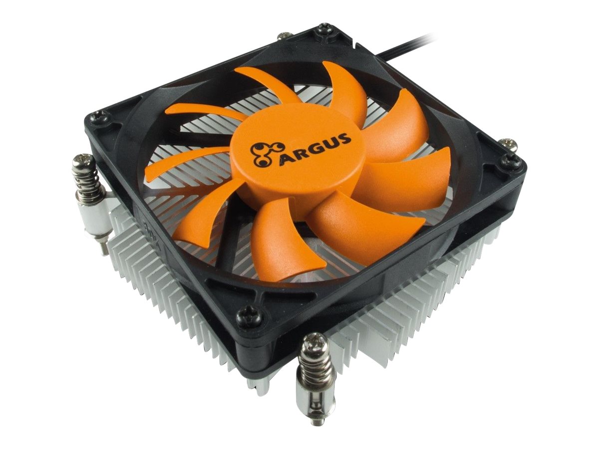 Inter-Tech Argus T-200 Prozessor-Luftkühler 80 mm bis 85 W TDP Schwarz, Grau, Orange