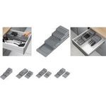 metaltex Messer-Organizer Blade-Fit, aus PP, grau 3 Ebenen, die individuell zusammengesteckt werden können, - 1 Stück (363225000)