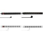 LogiLink 19" Steckdosenleiste, 9-fach, ohne Schalter, grau (PDU9C05)