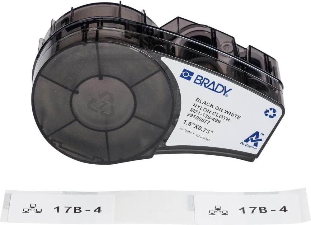 Brady M21 Series Nylon cloth labels (M21-136-499)
