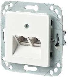 Dose ISDN UPk 2x8(4) UNTERPUTZ/KANAL (IAE-Dose) BTR reinweiß (130040112-I)