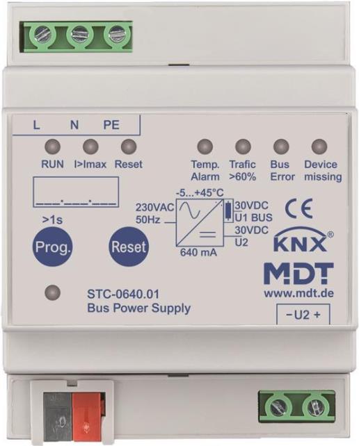 MDT STC-0640.01 Busspa.vers. m. Diagnose 4TE,REG,640mA (STC-0640.01)
