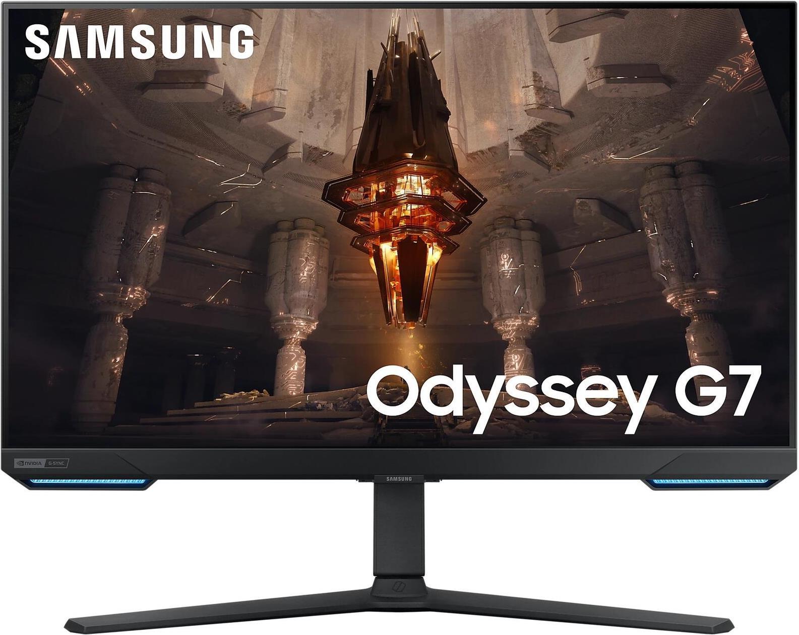 Samsung Odyssey G7 81,30cm (32") 81,3 cm (32" ) 3840 x 2160 Pixel 4K Ultra HD LED Schwarz (LS32BG700EUXEN)