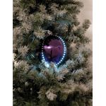 EUROPALMS LED Snowball 8cm, lila 5x (83501240)