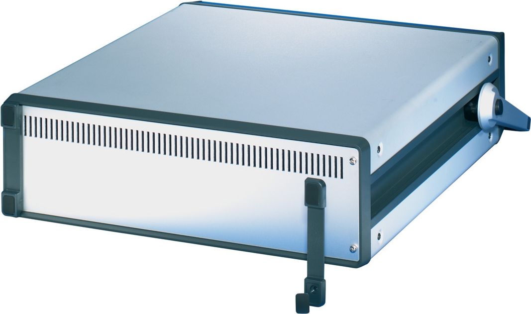 SCHROFF Rückwandfuss mit Gummieinlage - RUECKWANDFUSS 4HE RAL7016 (24575214)