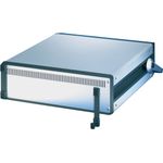 SCHROFF Rückwandfuss mit Gummieinlage - RUECKWANDFUSS 4HE RAL7016 (24575214)