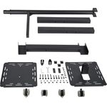 StarTech.com Mobile Projector and Laptop Stand/Cart, Heavy Duty Portable Projector Stand (2 Vented Shelves, hold 22lb/10kg each), Height Adjustable Rolling AV Presentation Cart with Wheels (ADJPROJCART)