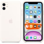 Apple - Case für Mobiltelefon - Silikon - weiß - für iPhone 11