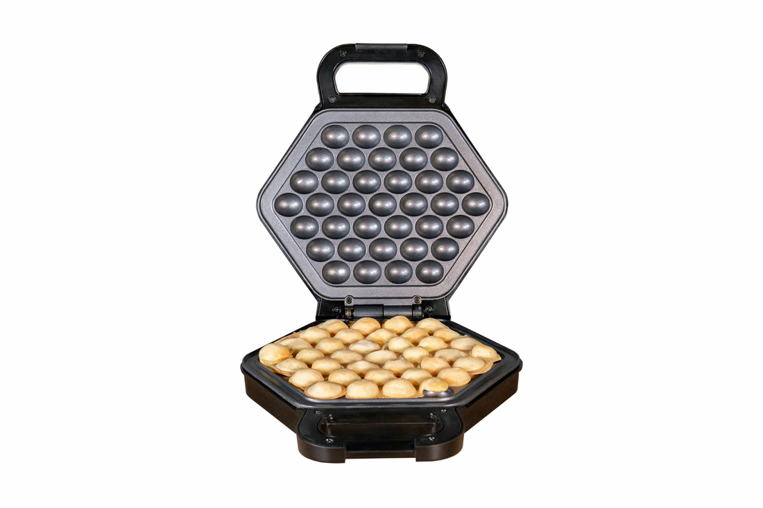 Unold Bubble Waffelmaker Bobby 700 W Schwarz, Silber