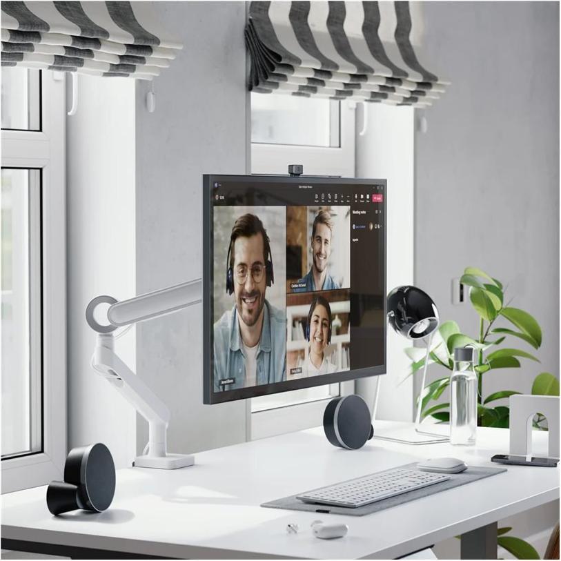 ALOGIC Clarity Max Touch 32C4KPDWT 32" 4K UHD Touchscreen Monitor Schwarz - Silber