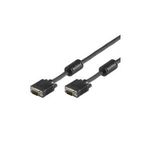 Wentronic Goobay Full HD SVGA Monitorkabel, Schwarz, 2 m - VGA-Stecker (15-polig) > VGA-Stecker (15-polig) (50135)