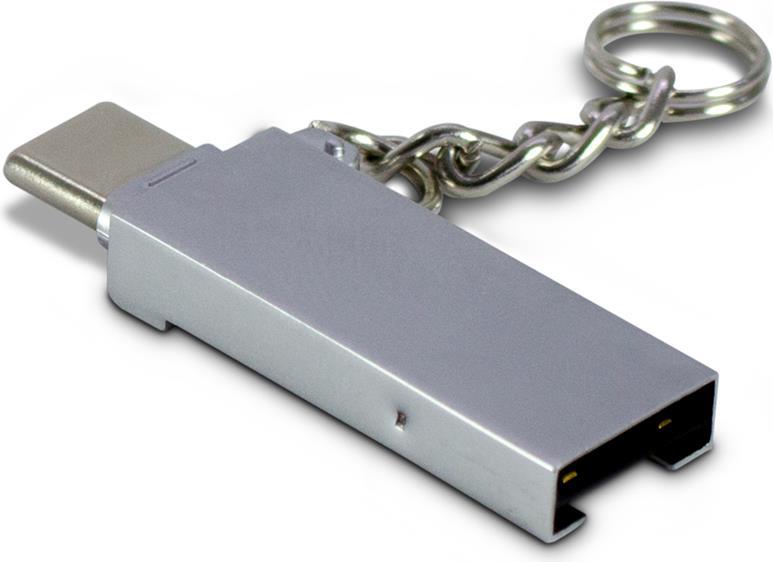 Inter-Tech 88885469 Kartenleser USB 2.0 Type-A/Type-C Eingebaut Zink (88885469)