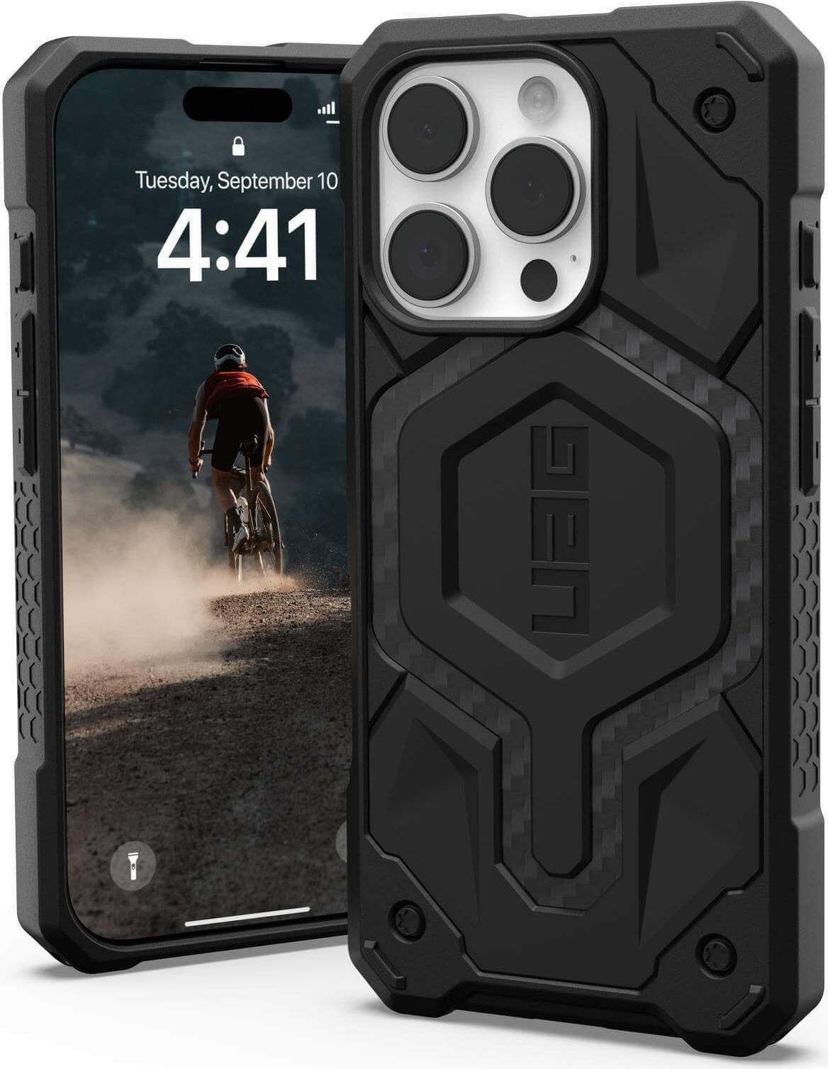 UAG Urban Armor Gear Monarch Case | Apple iPhone 16 Pro | carbon fiber | 114460114242 (114460114242)