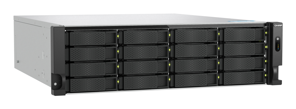 QNAP TS-H1677AXU-RP 32 GB RAM 3U NAS-Server Schwarz, Grau