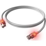 ZVK EasyLan KupferPatchkabel Kat6A LED Kat 6A gesch.grau 7,5m CS1OAADAD0075 (CS1OAADAD0075)