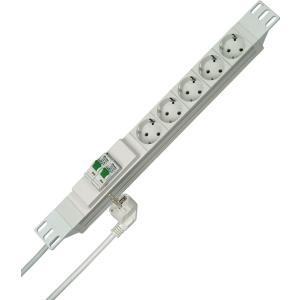 Kopp Steckdosenleiste 48,30cm (19")  5fach Weiß Schutzkontakt 931504015 (931504015)