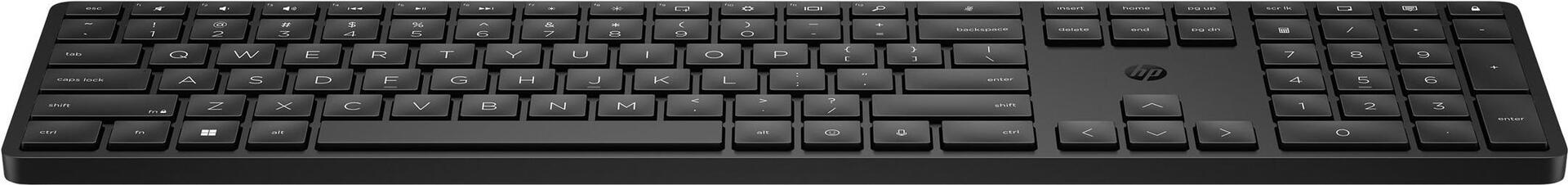 HP 450 Wireless Keyboard, Black - Nord (4R184AA#UUW)