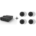 VivoLink audiopack Subwoofer 8" 50W+ 4 x ceiling speakers - Lautsprecher (AUDIOPACK4)