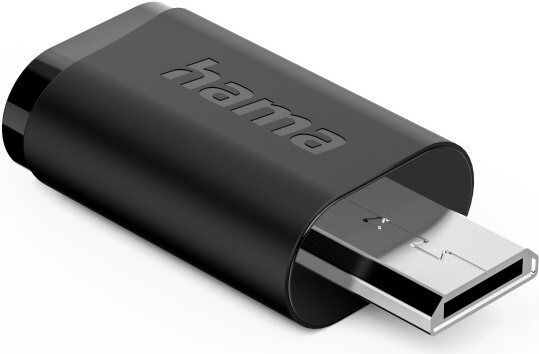 Hama Adapter, USB-C-Buchse - Micro-USB-Stecker, 3 Stück, Schwarz (00201744)