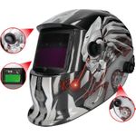 KS TOOLS Werkzeuge-Maschinen GmbH Schweißer-Schutzhelm, Steel Design (310.0195)