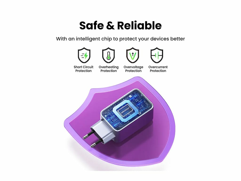 Ugreen Nexode Pro 100W GaN Ladegerät mit USB-C Kabel Schwarz, Grau