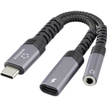 Renkforce USB-C Audio Adapterkabel[1x Stecker - 1x Audio stereo Klinke (RF-6877608)
