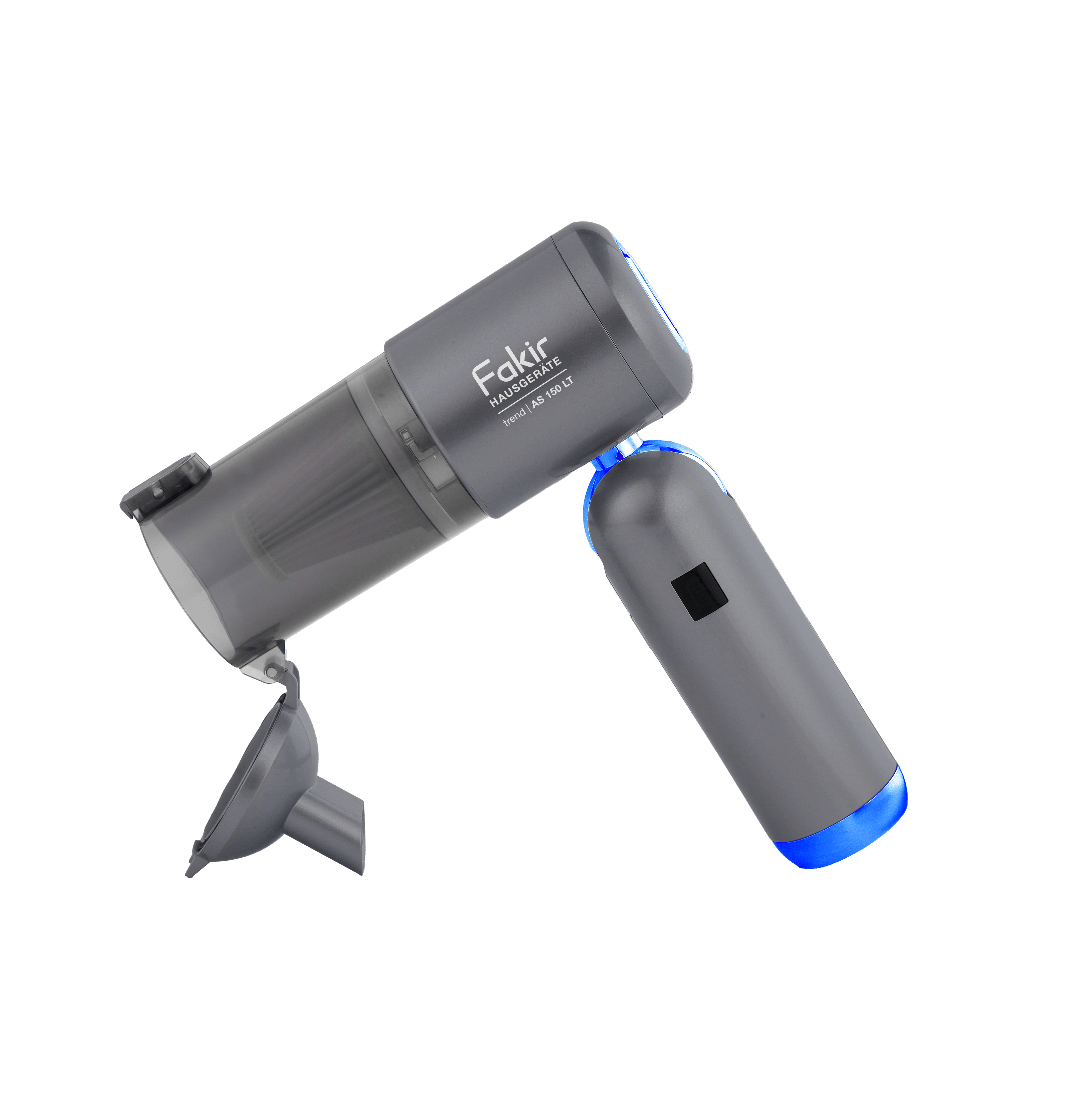 Fakir AS 150 LT Multifunktions-Akku-Handstaubsauger 120 W 35 min Anthrazit/Blau