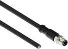 ACT Industrial 5.00 meters Sensor cable M8A 4-pin male to open end, Ultraflex Xtreme TPE cable, shielded (SC3109)