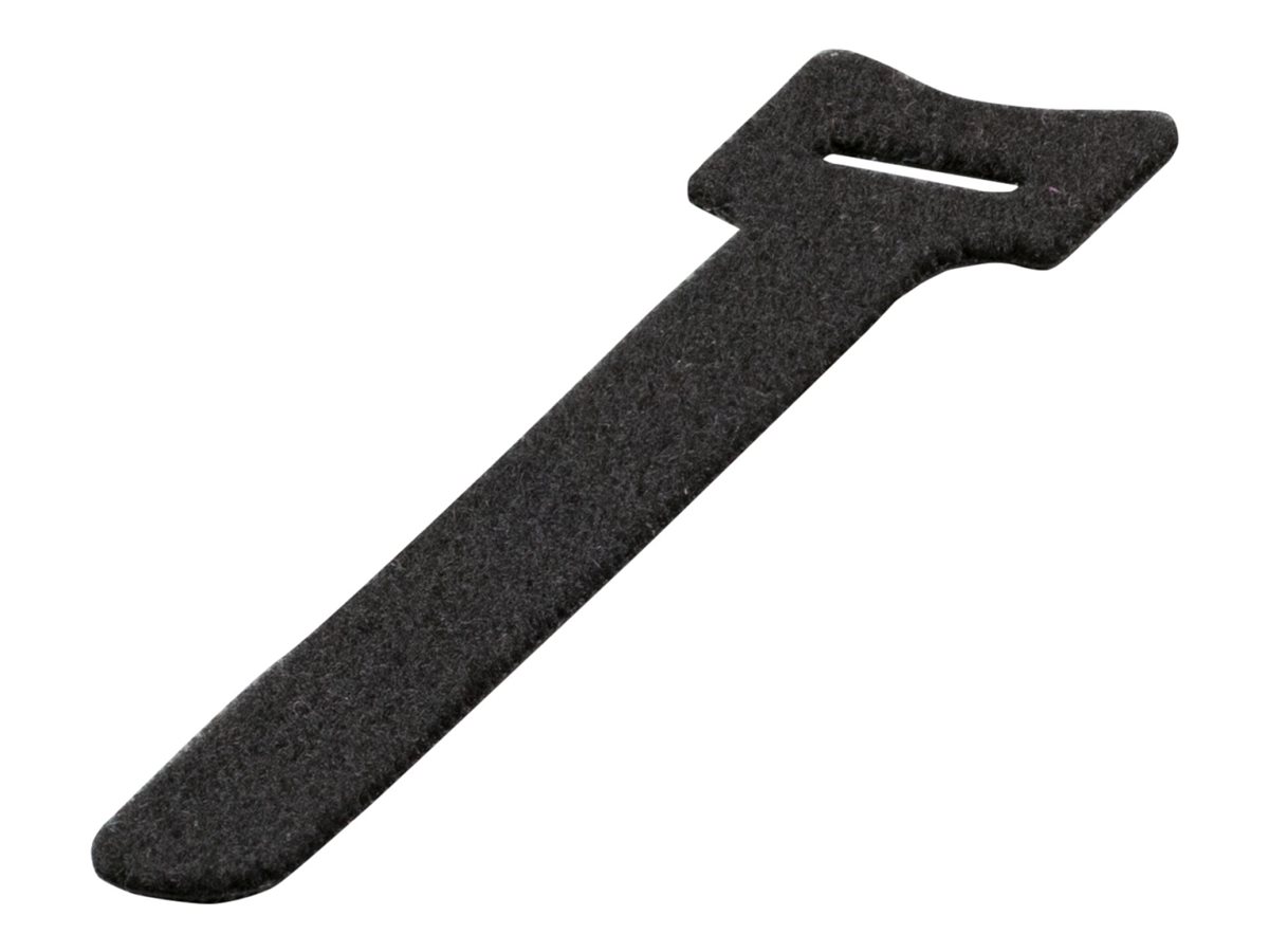 EFB-Elektronik Hook & Loop Klettkabelbinder 130 mm x 12 mm Schwarz 10 Stück