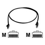 Telegärtner 100009086 RJ45 Netzwerkkabel, Patchkabel CAT 5e 10.0 m Schwarz Flammwidrig, mit Knickschutztülle 1 St.