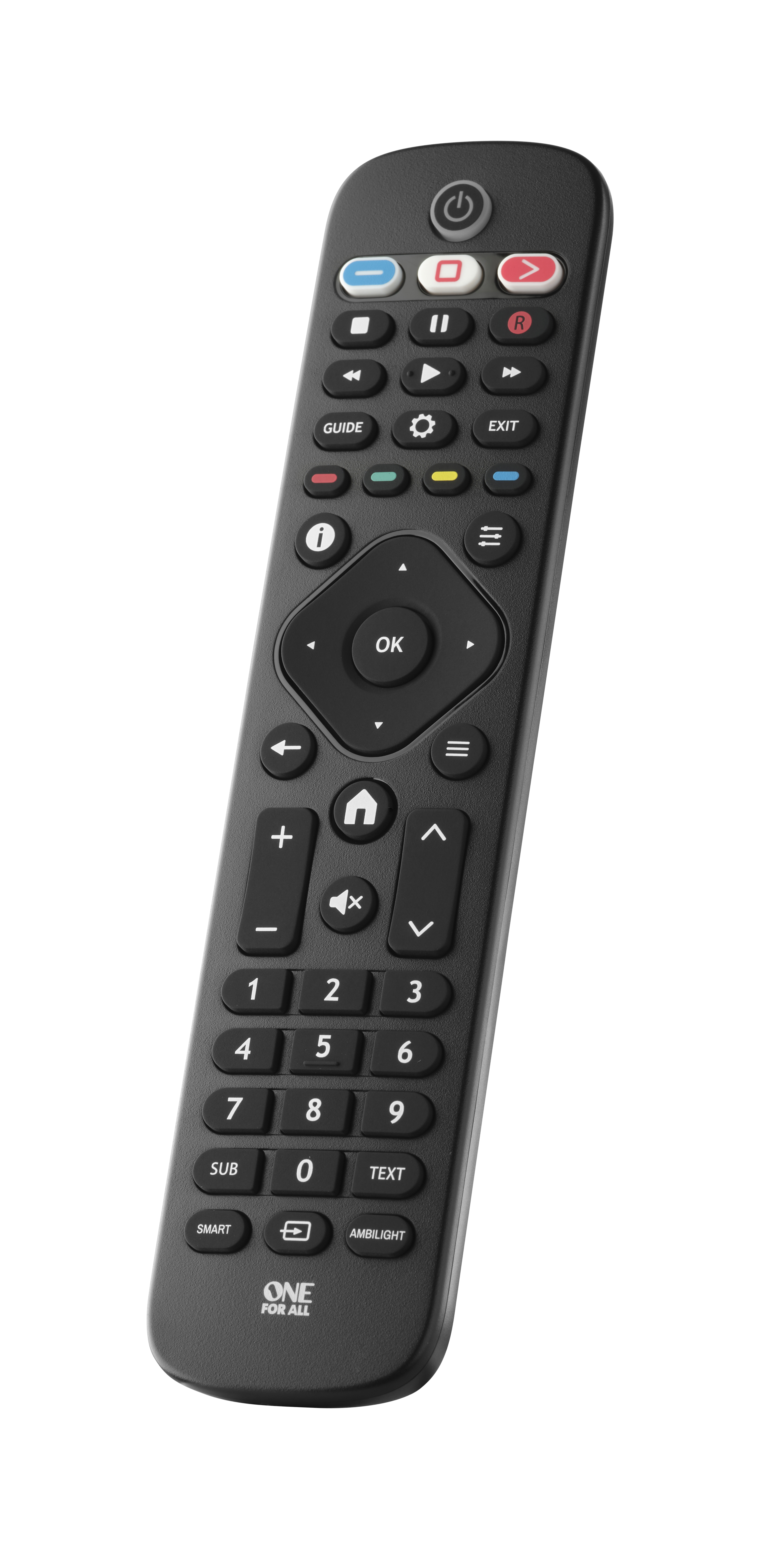 One for All URC4913 Ersatzfernbedienung für Philips TV Schwarz