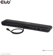 Club 3D USB-C 12in1-Dock>DP1.4/2xHDMI/2xUSB-C/8K30Hz PD100W retail (CSV-2541)