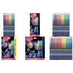 Maped Dreikant-Bunstifte DEEPSEA PARADISE, 24er Kartonetui weiche, bruchfeste Mine, Schaft in Strichfarbe mit Quallen - 1 Stück (831705)