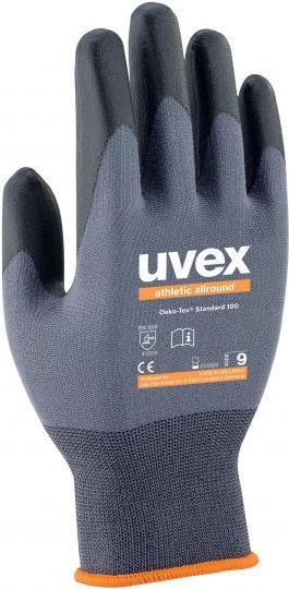 Uvex 60028 Fabrik-Handschuhe Anthrazit (6002809)