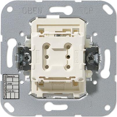 JUNG 4071.02 LED Elektroschalter Pushbutton switch Beige - Grau (4071.02LED)