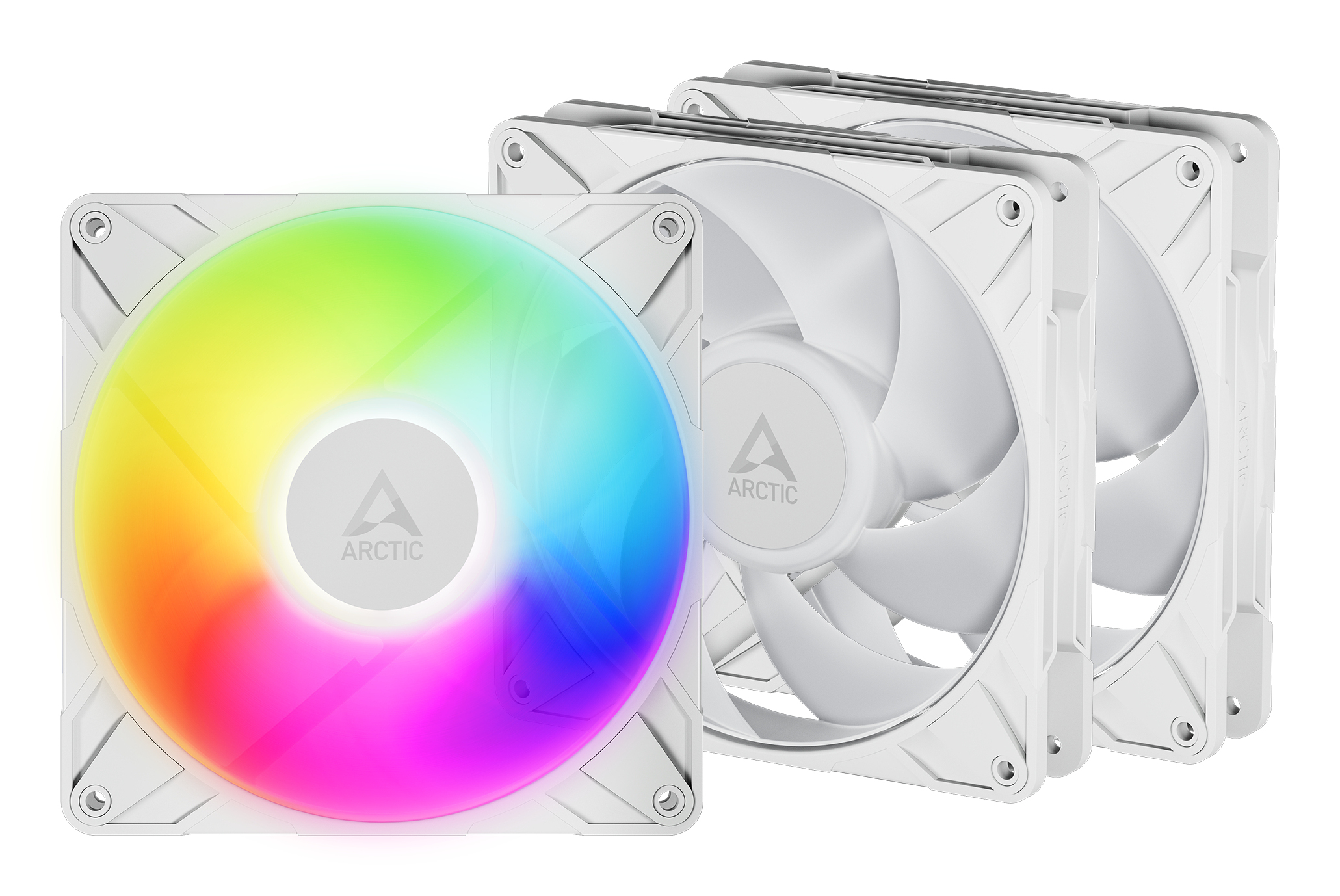 Arctic P14 Pro A-RGB 140 mm Gehäuselüfter 3er-Pack Weiß