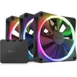 NZXT F120 RGB Triple Pack Computergehäuse Ventilator 12 cm Schwarz 3 Stück(e) (RF-R12TF-B1)