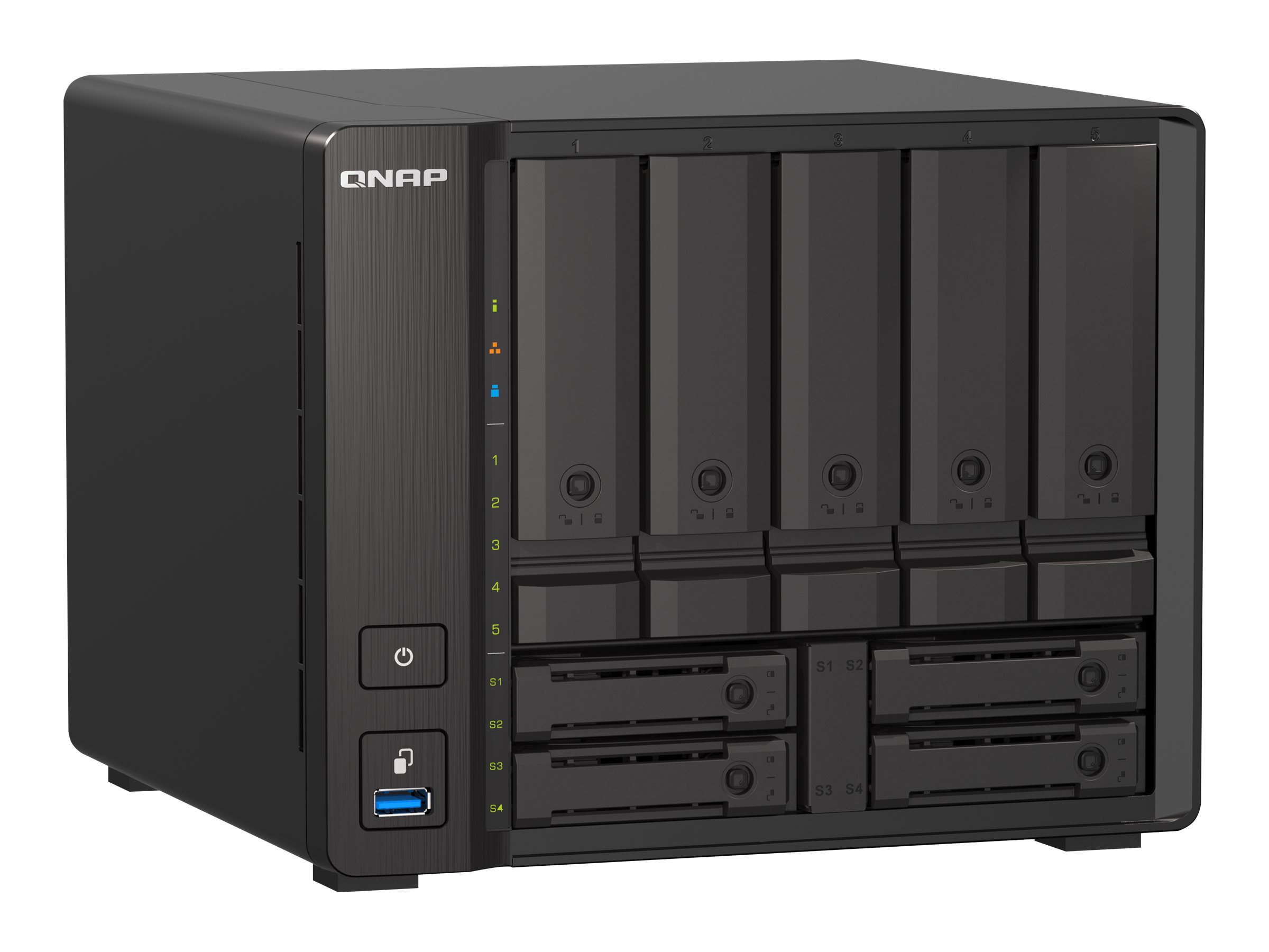 QNAP TS-H973AX-8G NAS-Server 8 GB RAM Schwarz
