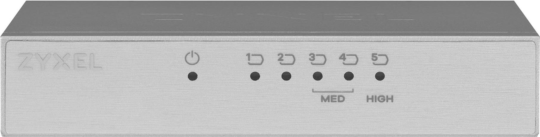 Zyxel GS-105B v3 Desktop-Switch 5x Gigabit Ethernet Silber