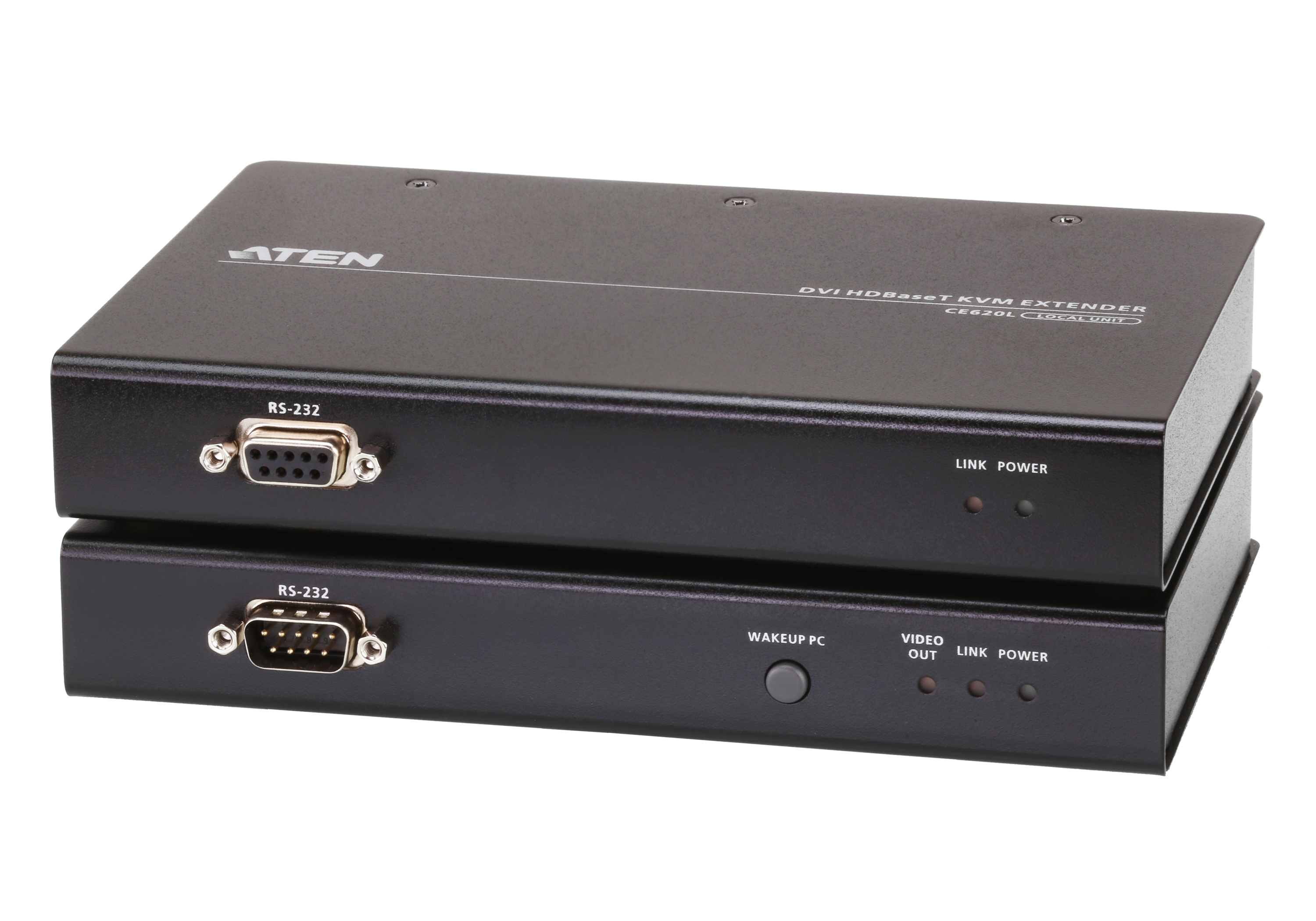 ATEN CE620 KVM-Extender Sender und Empfänger Schwarz