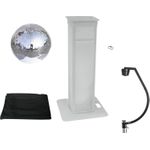 EUROLITE Set Spiegelkugel 50cm mit Stage Stand variabel + Cover schwarz (20000716)