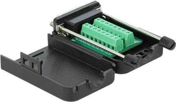 DeLOCK VGA-Adapter DB-15 (W) bis 16-poliger Klemmenblock (66567)