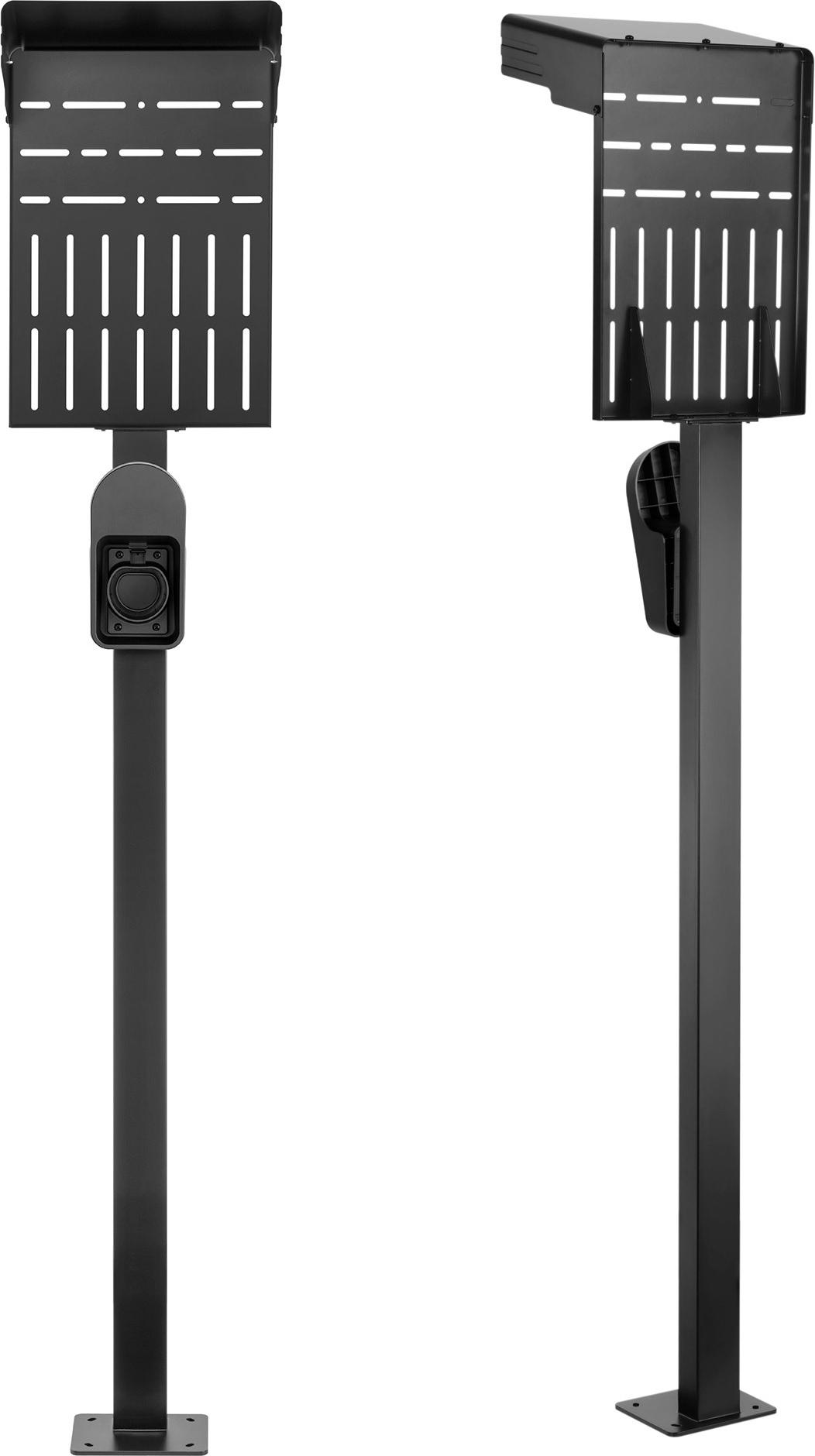 InLine Universal Wallbox-Standfuß mit EV-Ladekabel Halterung Schwarz