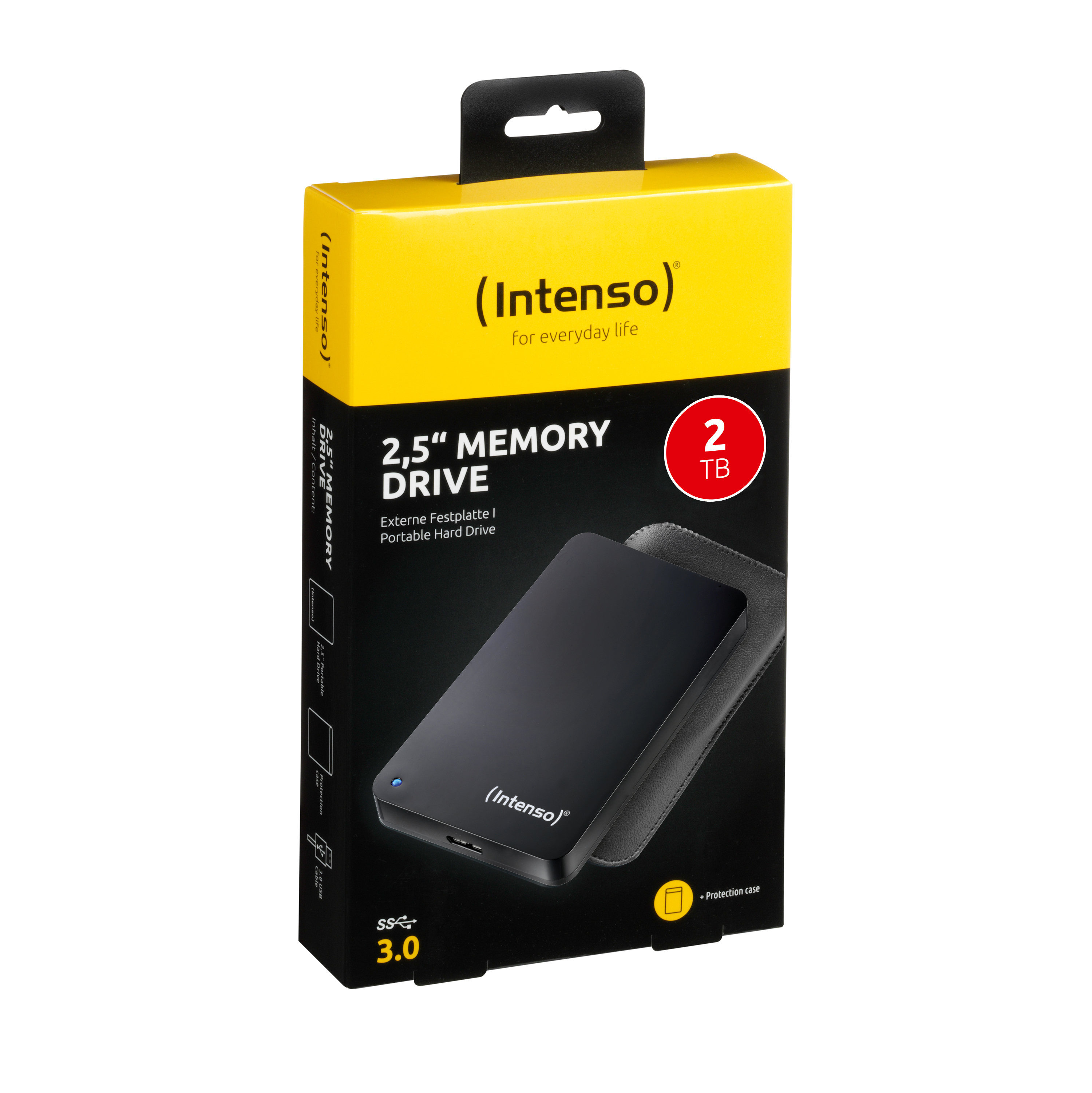Intenso Memory Drive Externe Festplatte 2 TB USB 3.0 2.5" Schwarz