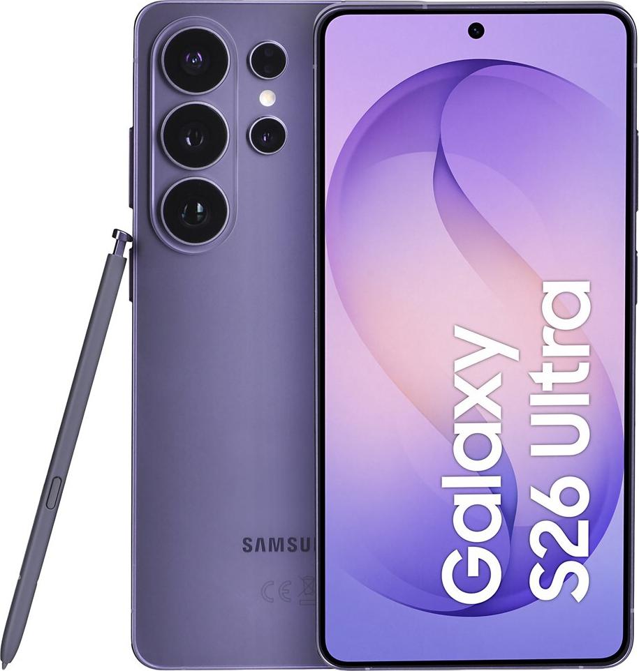 Samsung Galaxy S26 Ultra 16 GB RAM 1 TB 6,9" AMOLED 200 MP Quad-Kamera Cobalt Violet