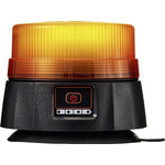 Voltcraft VC-17200360 Warnblinkleuchte – 5?V?DC – Magnetfuß/Saugnapf – USB-Stromversorgung – 6 Blitzmodi – IP65 – Orange